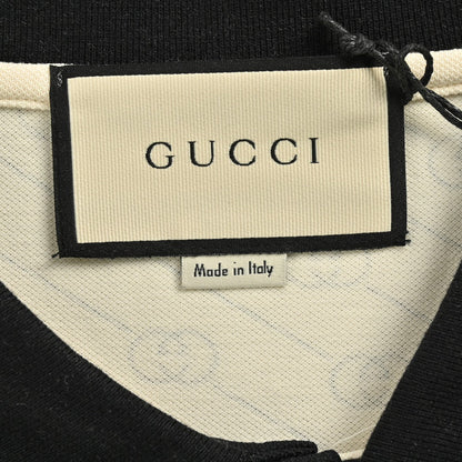 Gucci Beige GG Pattern Polo Shirt - outsole - replica sneakers