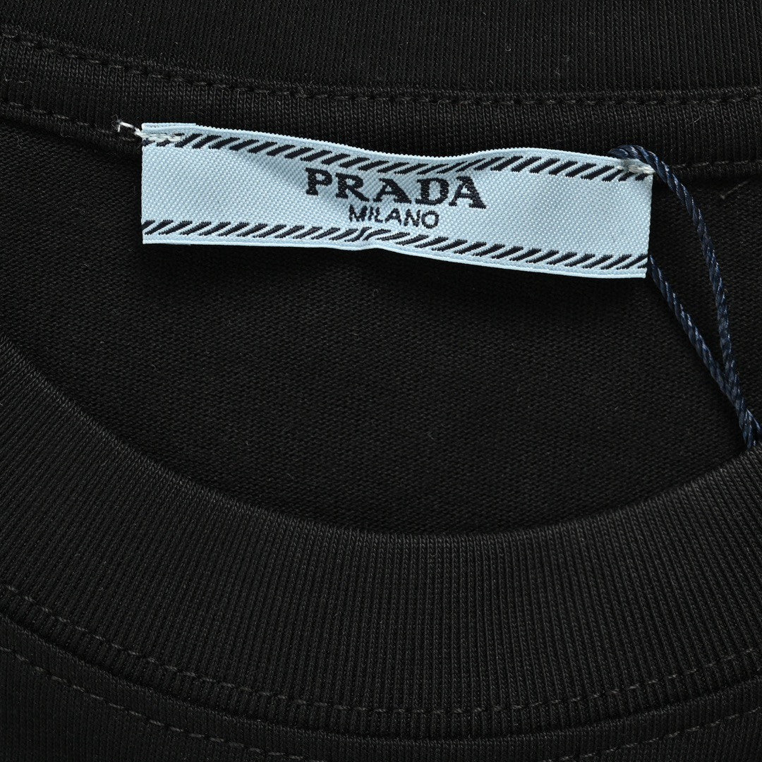 Prada Milano Logo Black T-Shirt - outsole - replica sneakers