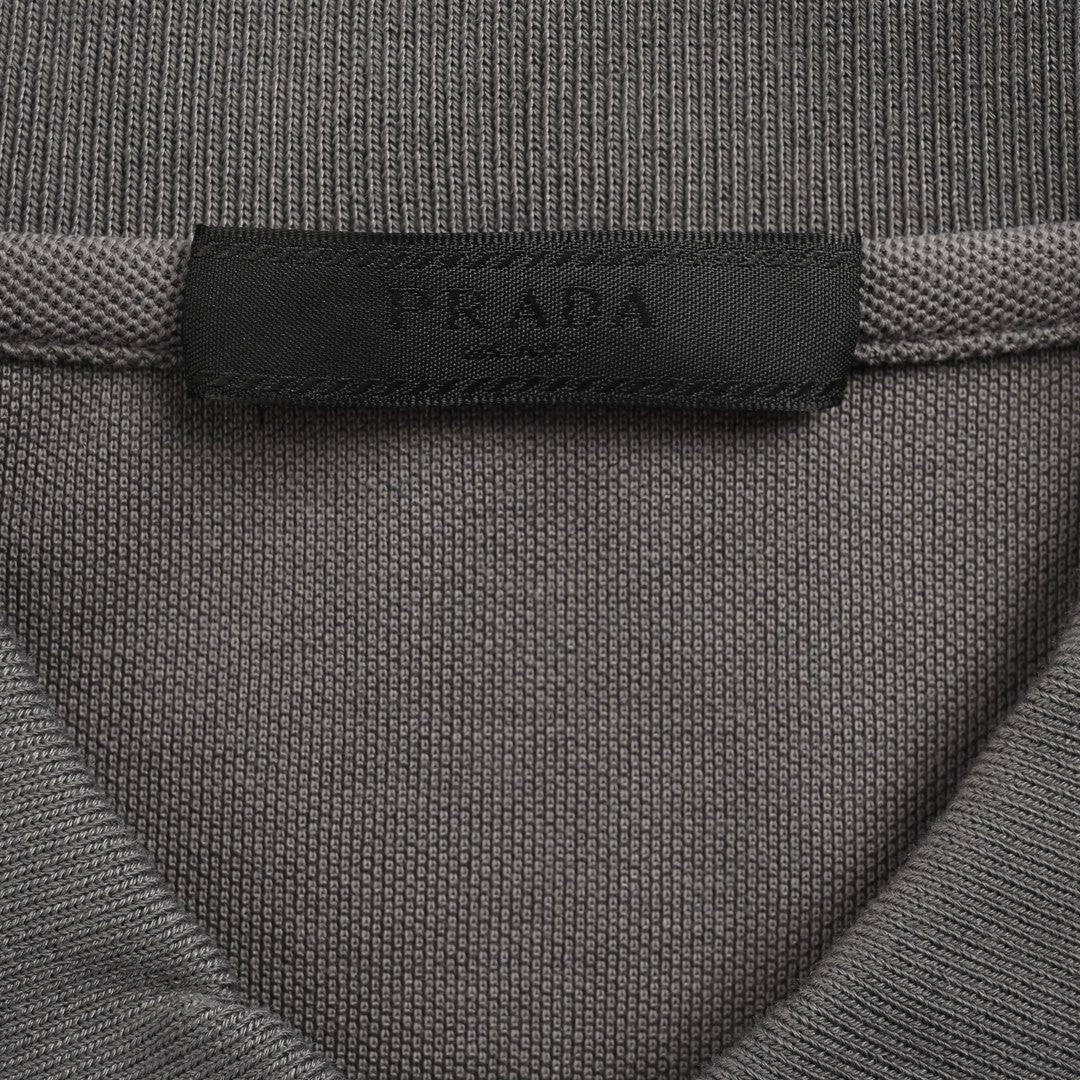 Prada Classic Grey Polo Shirt - outsole - replica sneakers