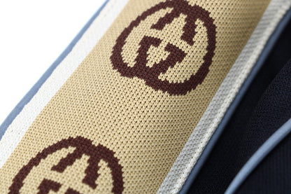 Chaqueta deportiva con rayas y logo GG de Gucci - Negra