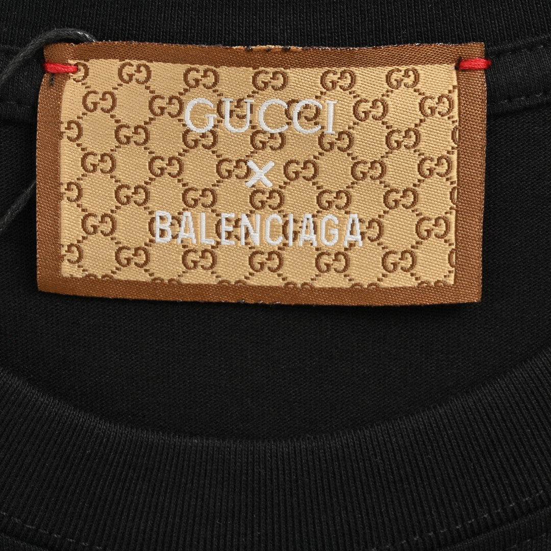 Camiseta de la colaboración Gucci x Balenciaga (Negra)