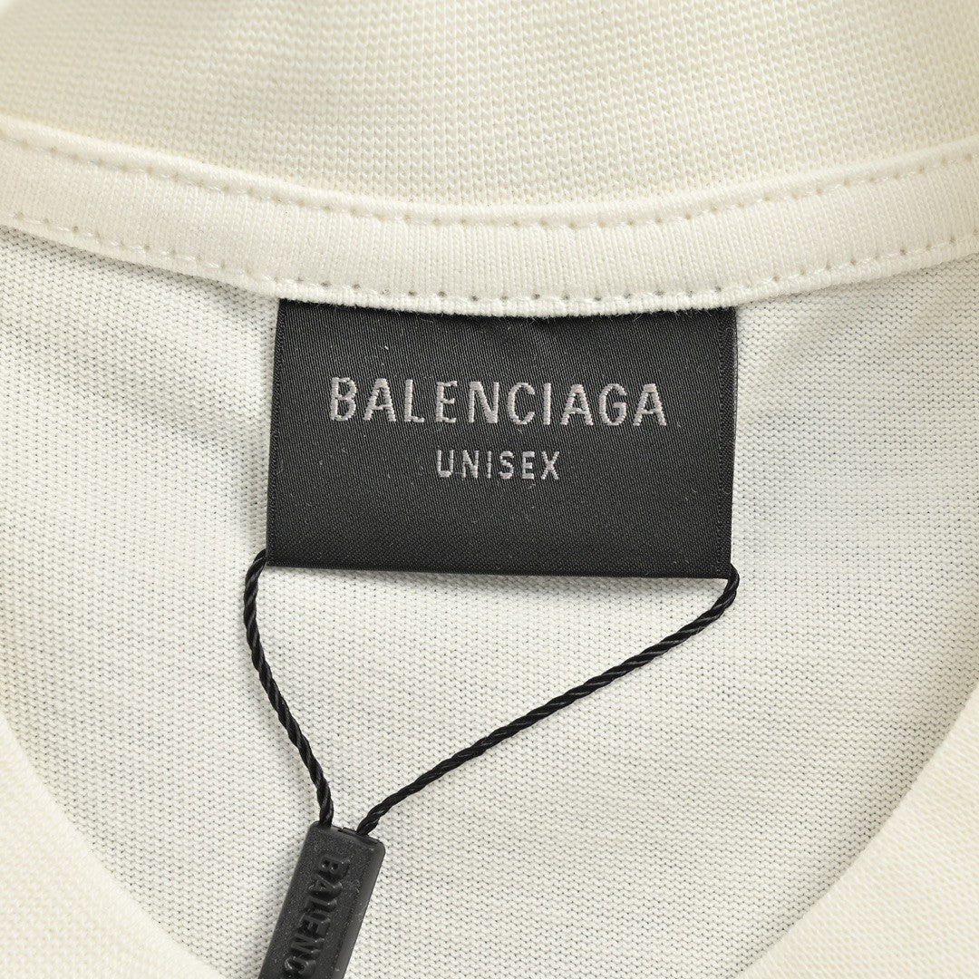 Camiseta blanca lisa de Balenciaga