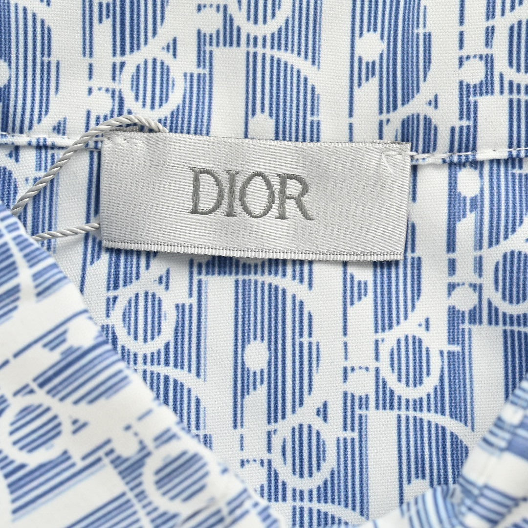 Camisa con estampado de monograma Dior