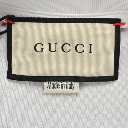 Camiseta blanca con rayas azules Gucci GG