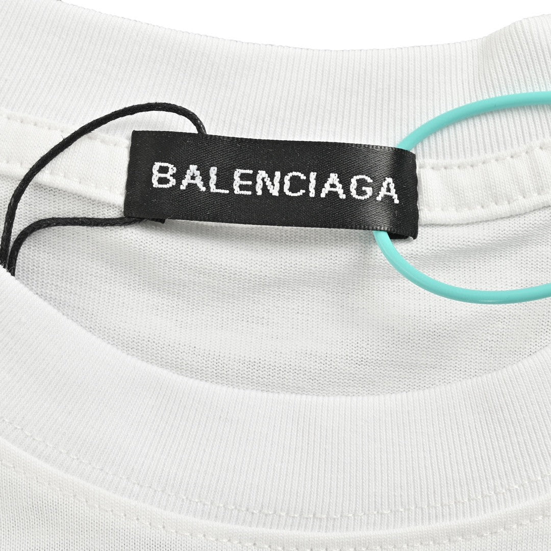 Camiseta Balenciaga Paris (Blanca)