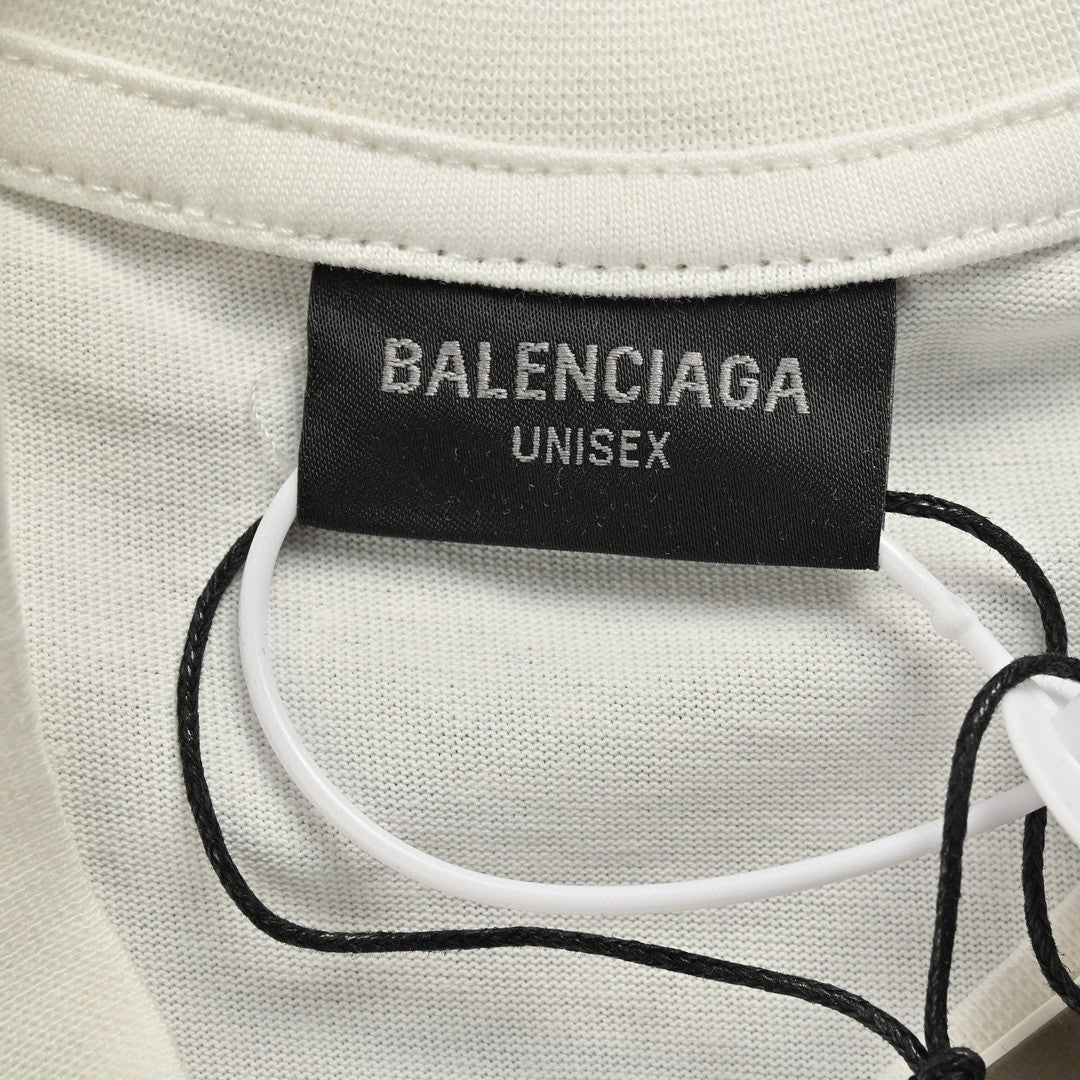 Camiseta Balenciaga Love Notes en blanco