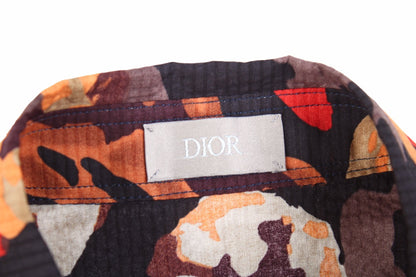 Camisa Dior con estampado floral abstracto