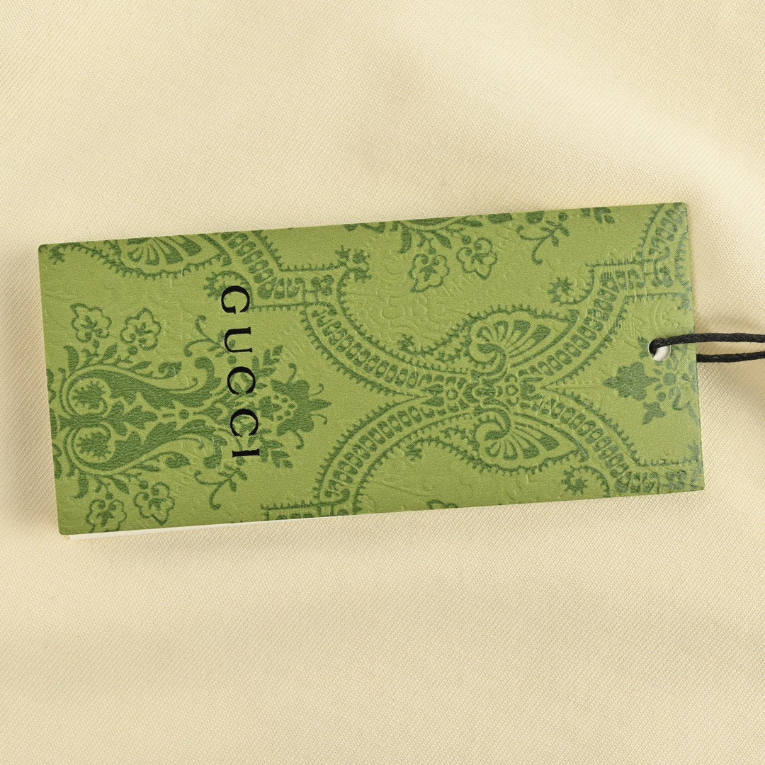 Camiseta Gucci con logo de vaca de dibujos animados (Crema)