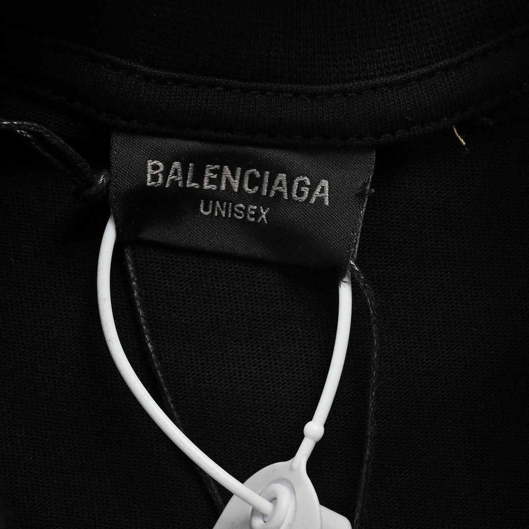 Camiseta Balenciaga Love Notes en negro