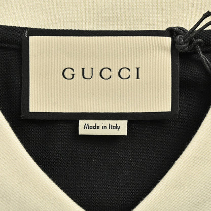GUCCI GG PATTERN POLO SHIRT BLACK - insole - replica sneakers
