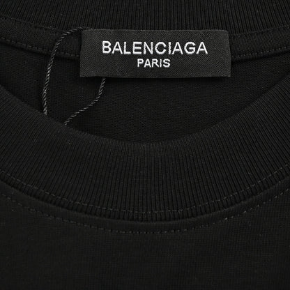T-shirt à logo Balenciaga (noir)