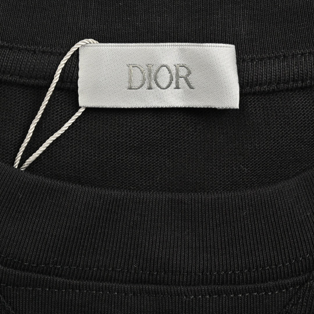Camiseta Dior Artistic Splatter (Negra)