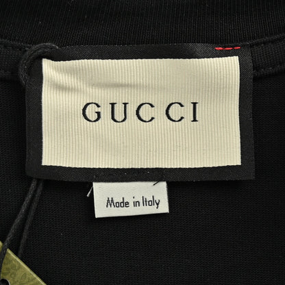 Camiseta Gucci con logo vintage (negra)