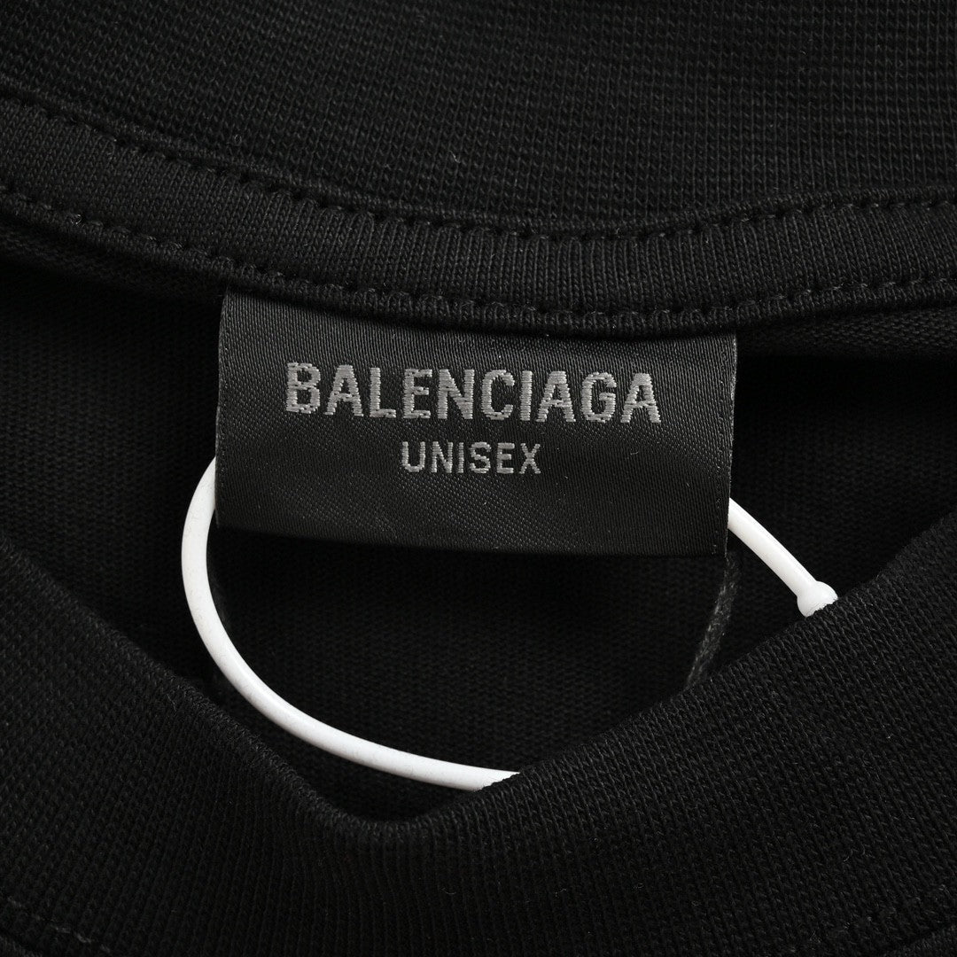 Camiseta Balenciaga Oversized '8' Logo (Negra)