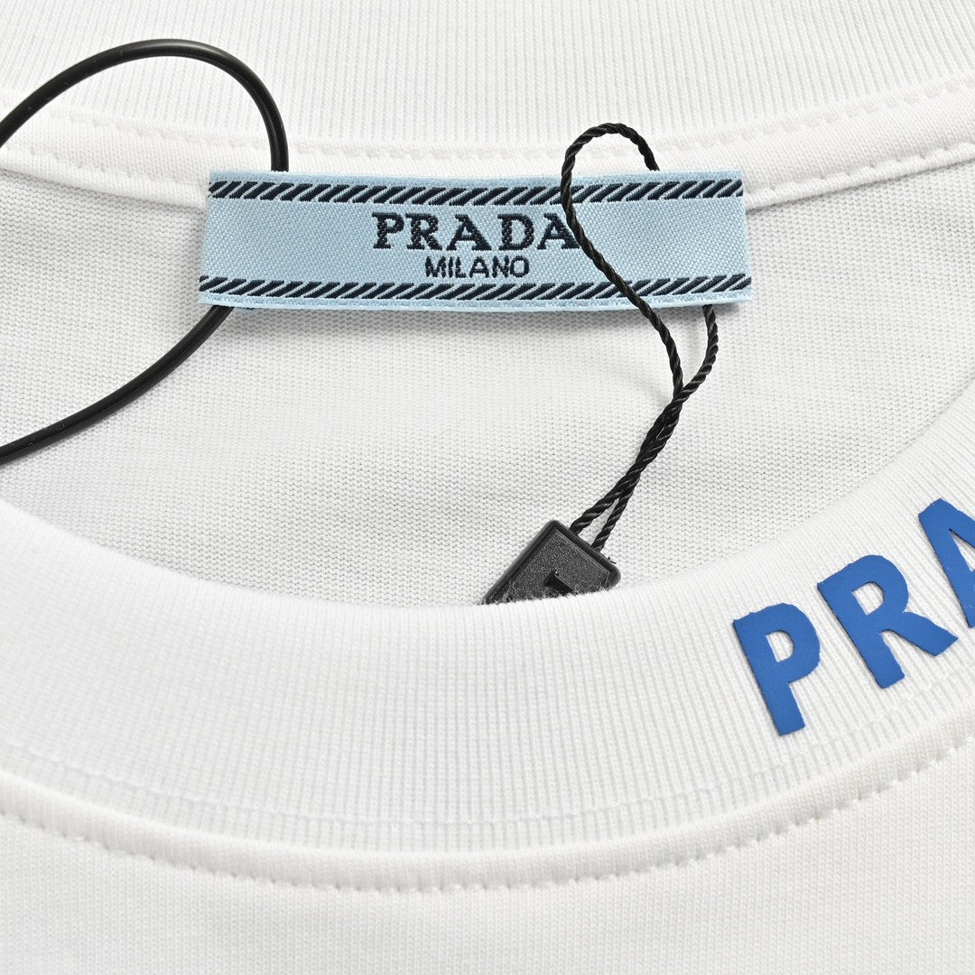 Prada Milano Logo T-Shirt (White) - outsole - replica sneakers