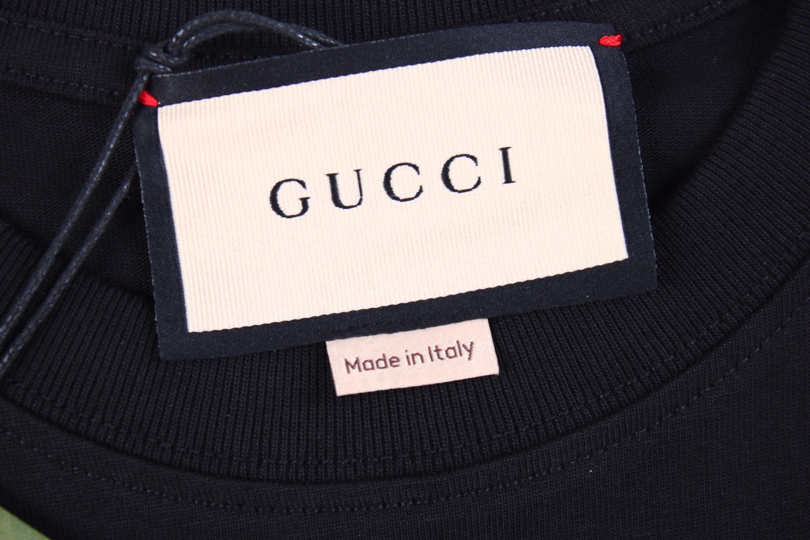 T-shirt Gucci 'Je suis trop Gucci pour tes problèmes' - Noir