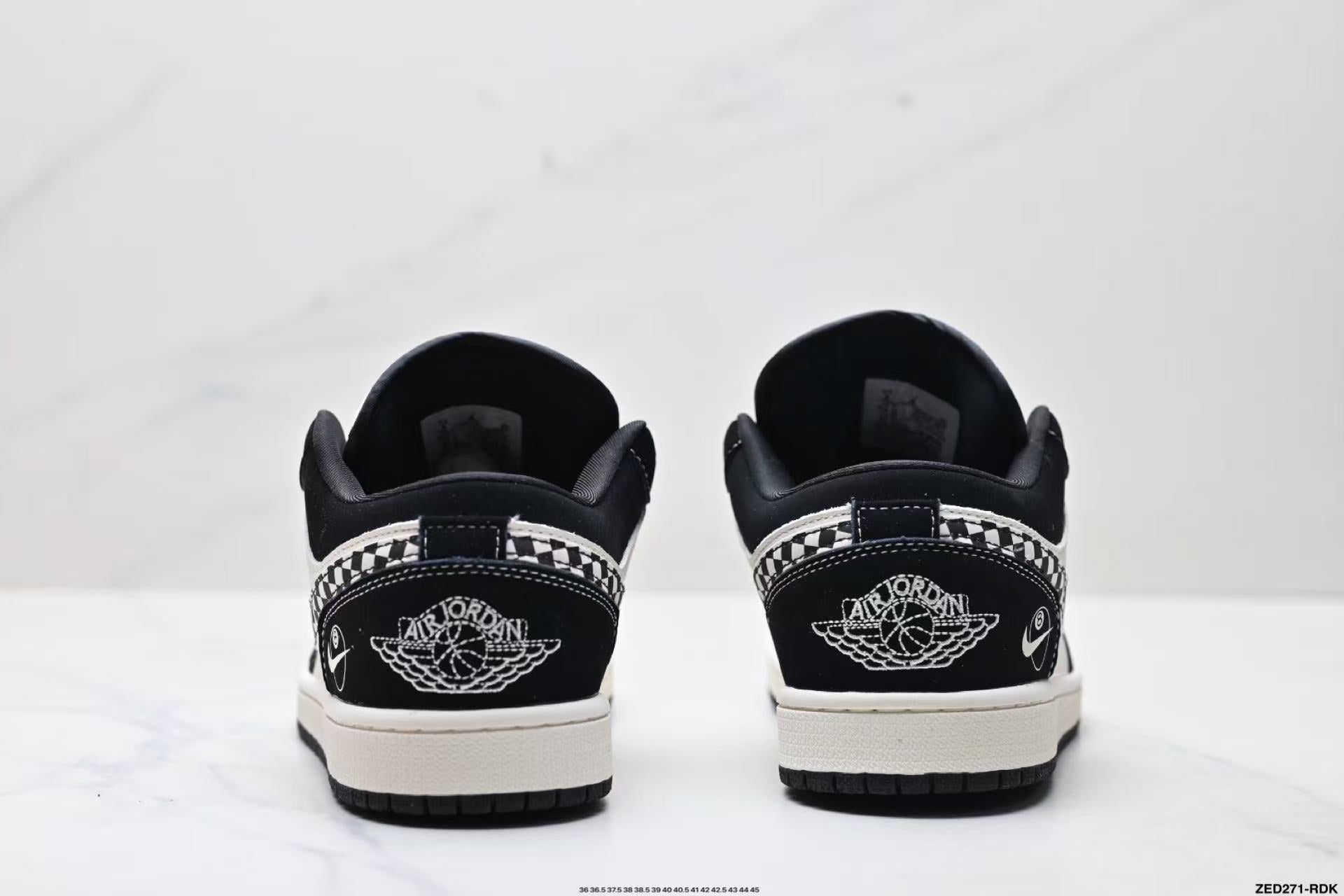 JORDAN 1 Mid - Equality Sneakers - Black Unisex Streetwear Limited Edition