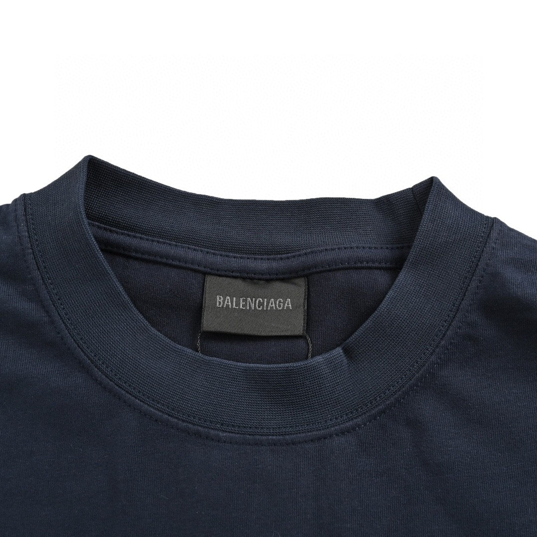 Balenciaga T-Shirt - Navy Back Logo - insole - replica sneakers