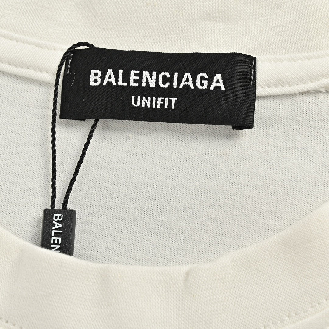 Balenciaga Paris Sunset T-shirt Unisex Streetwear Limited Edition - <span>This Balenciaga t-shirt features a vibrant and colorful design with a Paris-themed graphic on the