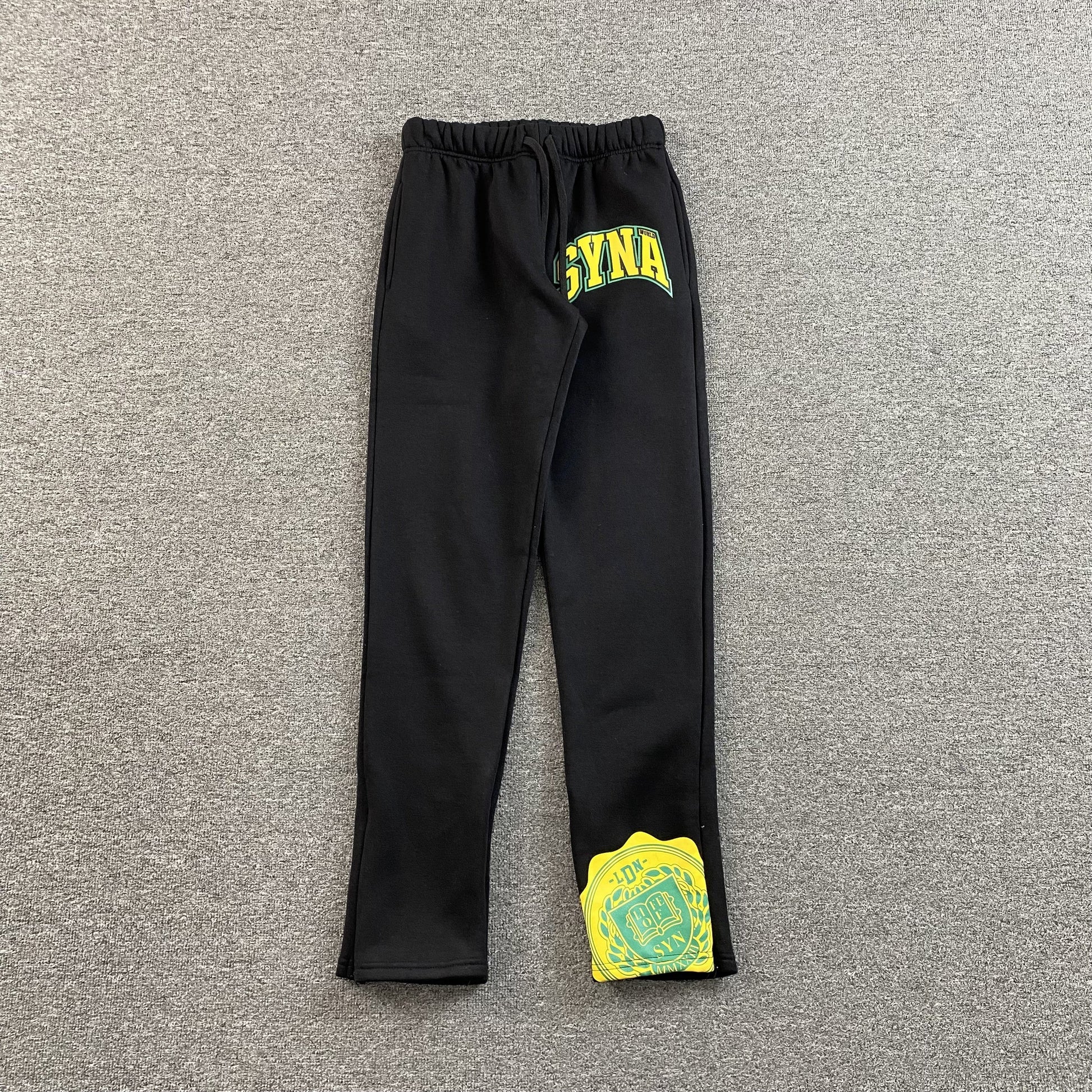 SYNA World College Sweatpants - Black Unisex Streetwear Limited Edition