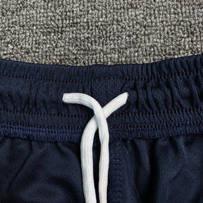 ERIC Emanuel Ee Basic Shorts Navy - Mauve - - Yellow Unisex Streetwear Limited Edition - The ERIC EMMANUEL EE BASIC SHORTS NAVY/MAUVE/YELLOW - REPLICA fuse luxury streetwear aesthetics with premium