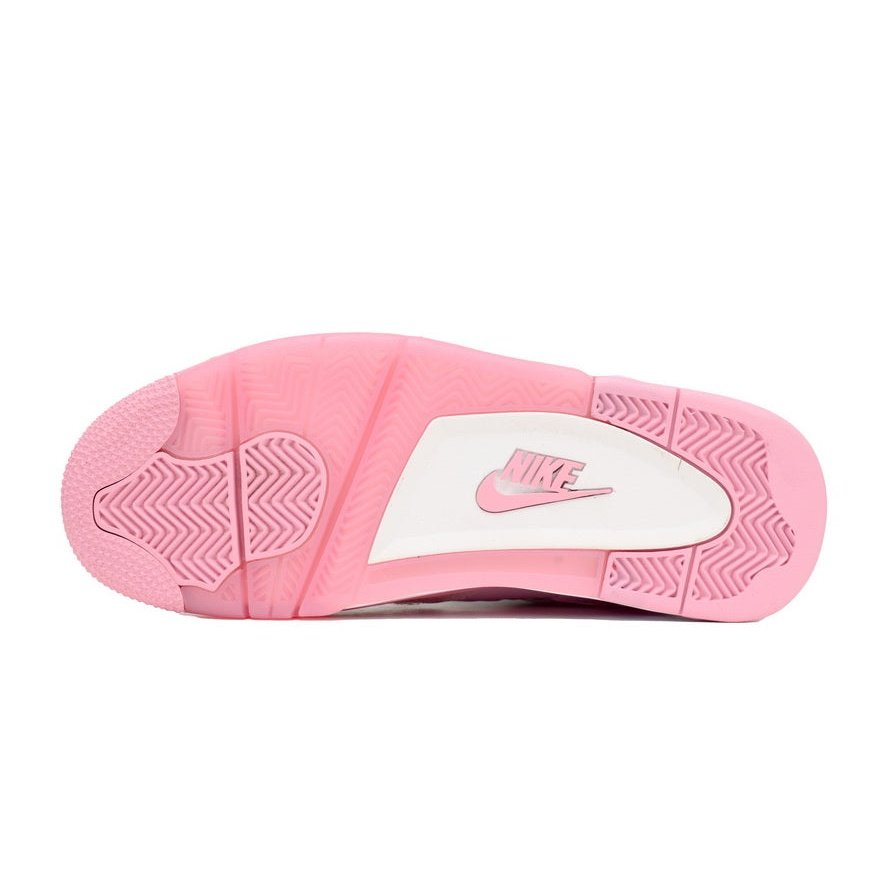 JORDAN 4 - Off-white Rose Peach Sneakers Unisex Streetwear Limited Edition - Introducing the Jordan 4 x Off-White Rose Peach, a harmonious blend of urban edge and