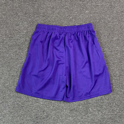 ERIC Emanuel Ee Basic Shorts Purple - - Yellow Unisex Streetwear Limited Edition - The ERIC EMANUEL EE BASIC SHORTS PURPLE/YELLOW - REPLICA bring bold streetwear aesthetics and premium