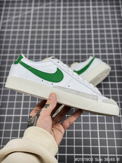 The Nike Blazer Low '1977 Vintage 'pink Green' Unisex Streetwear Limited Edition - The Nike Blazer Low '1977 Vintage 'Pink Green' combines retro aesthetics with fresh pops of
