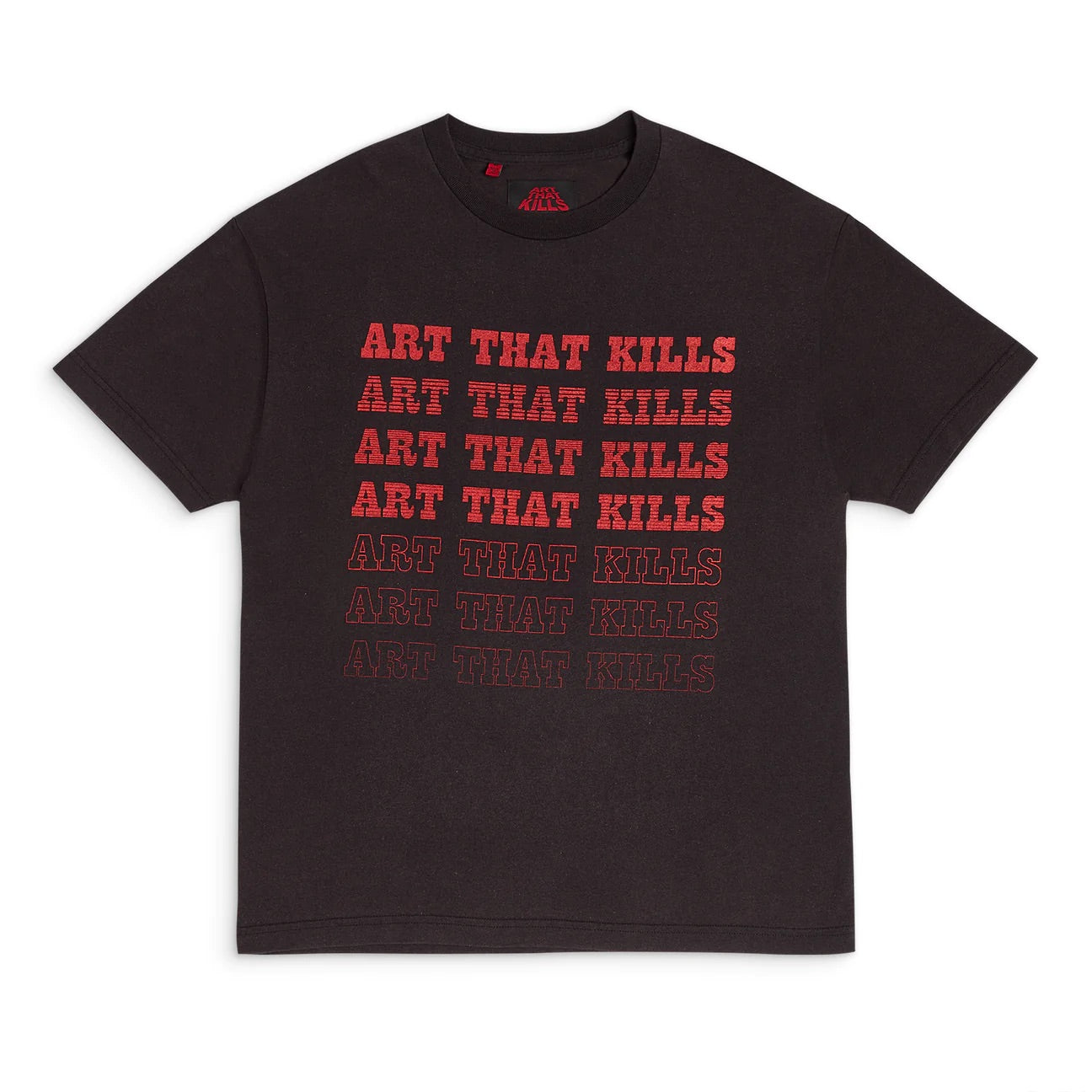GALLERY Art That Kills Identity Tee T-Shirt - Red Unisex Streetwear Limited Edition - The Gallery Dept. 'Art That Kills' T-Shirt is a striking piece that effortlessly blends streetwear
