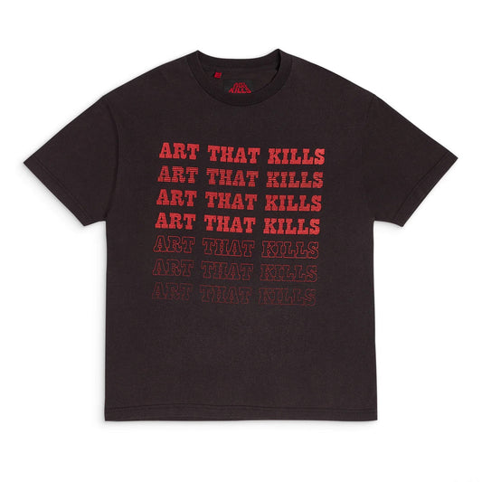 GALLERY Art That Kills Identity Tee T-Shirt - Red Unisex Streetwear Limited Edition - The Gallery Dept. 'Art That Kills' T-Shirt is a striking piece that effortlessly blends streetwear