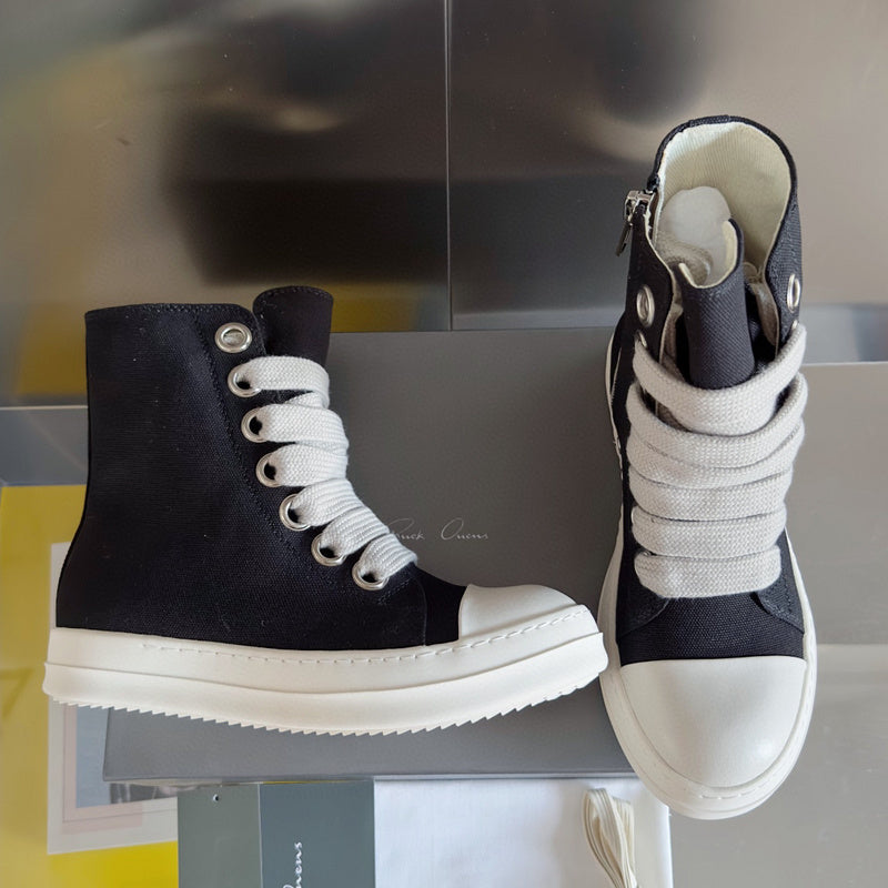Rick Owens High-top Sneakers - Black Unisex Streetwear Limited Edition - **Rick Owens Burgundy Low-Top Sneakers: A Fusion of Bold Design and Superior Craftsmanship** Introducing the