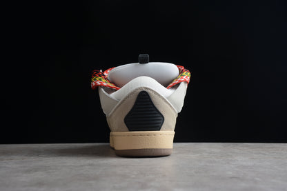 Lanvin Colorful Lace Sneakers - Red Unisex Streetwear Limited Edition - ### Lanvin Colorful Lace Sneakers Discover a unique blend of style and comfort with these