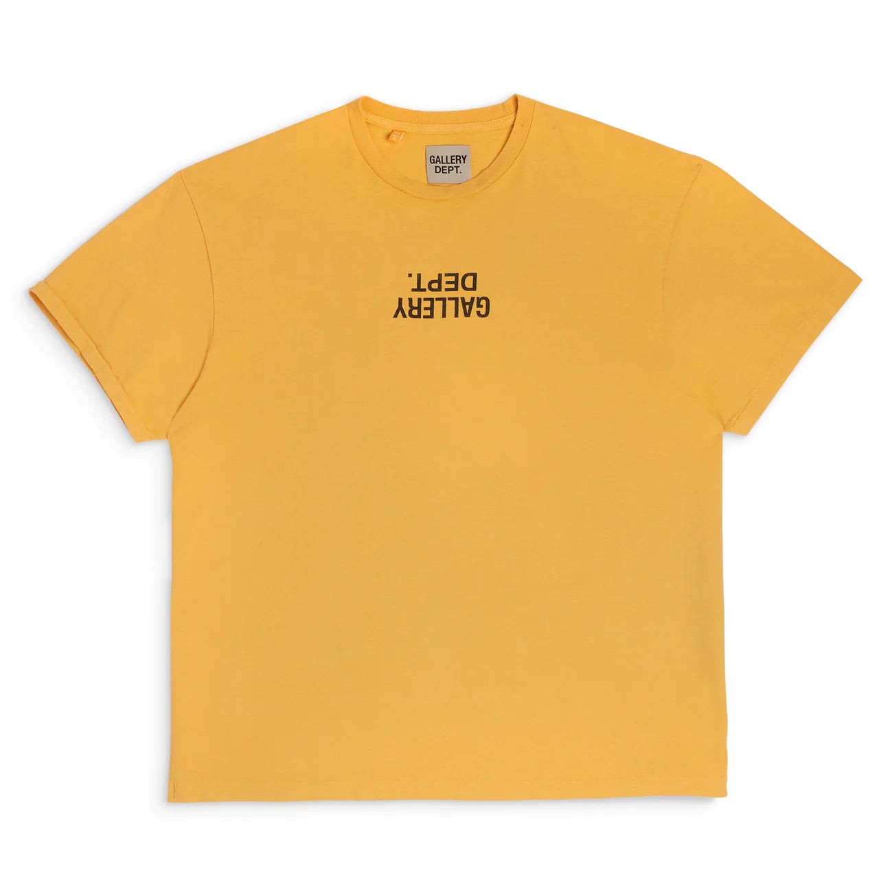 GALLERY Dept Fucked Up Logo Tee T-Shirt - Black Unisex Streetwear Limited Edition - The Gallery Dept. T-Shirt in vibrant yellow is a standout piece for any wardrobe, combining