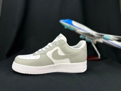 NIKE Air Force 1 'white - Grey' Unisex Streetwear Limited Edition - **Nike Air Force 1 'White/Grey'** The Nike Air Force 1 'White/Grey' delivers a fresh take