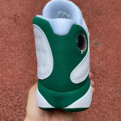 Jordan 13 Retro 'lucky Green' Unisex Streetwear Limited Edition - The Air Jordan 13 Retro 'Lucky Green' offers a fresh and vibrant take on a