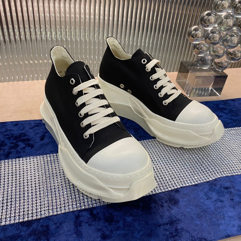 Rick Owens Low-top Sneakers - And White - Black Unisex Streetwear Limited Edition - ### Rick Owens Low-Top Sneakers - Black and White Introducing the Rick Owens Low-Top Sneakers