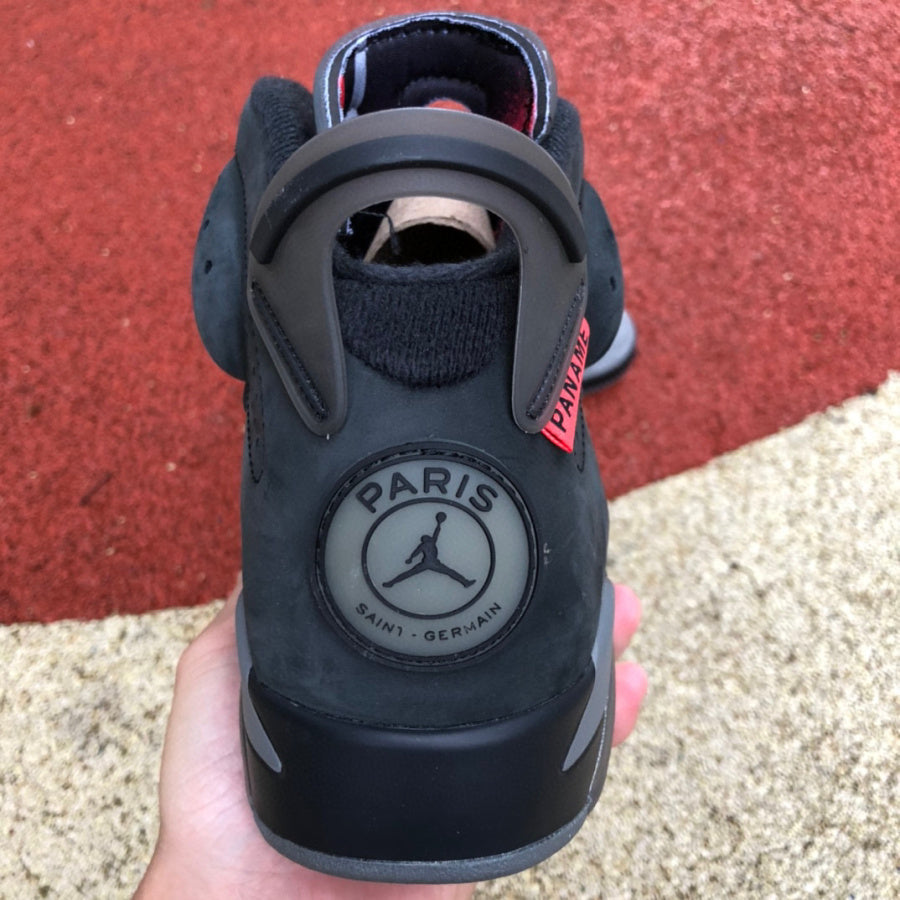 Jordan 6 - Psg - Black Unisex Streetwear Limited Edition