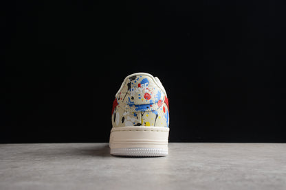 BAPE Sta Splatter Low-top Sneakers - Black Unisex Streetwear Limited Edition - **BAPE STA Splatter Low-Top Sneakers** Add a splash of vibrant creativity to your sneaker collection