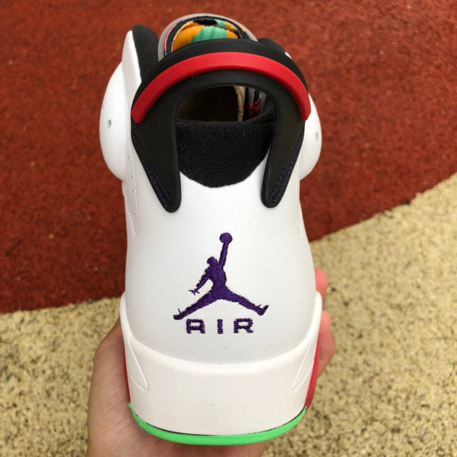 Jordan 6 Hare Sneakers - White Unisex Streetwear Limited Edition - The Air Jordan 6 'Hare' is a playful nod to the classic Jordan brand heritage,