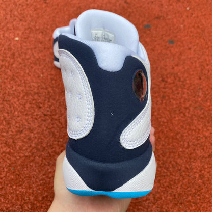 Jordan 13 Obsidian - White Unisex Streetwear Limited Edition - The Air Jordan 13 Retro showcases a sleek and modern design that is perfect for