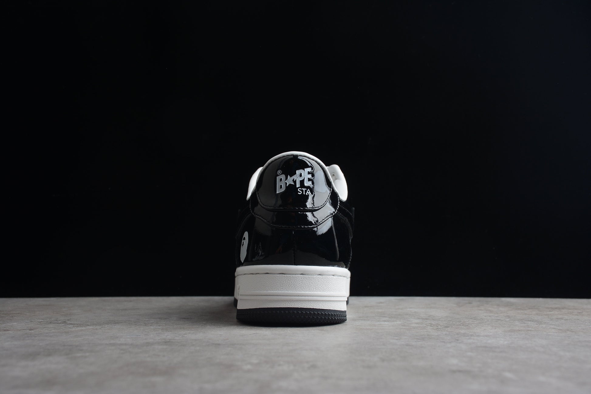 BAPE Sta Low-top Sneakers In And White - Black Unisex Streetwear Limited Edition - **BAPE STA Low-Top Sneakers in Black and White** Introducing the BAPE STA Low-Top Sneakers in
