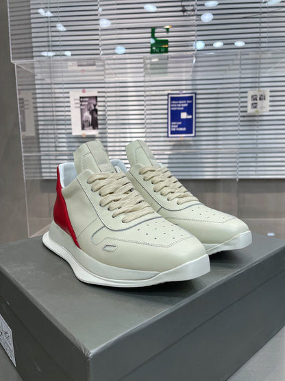 Two-Tone Modern Sneakers - logo - replica sneakers
