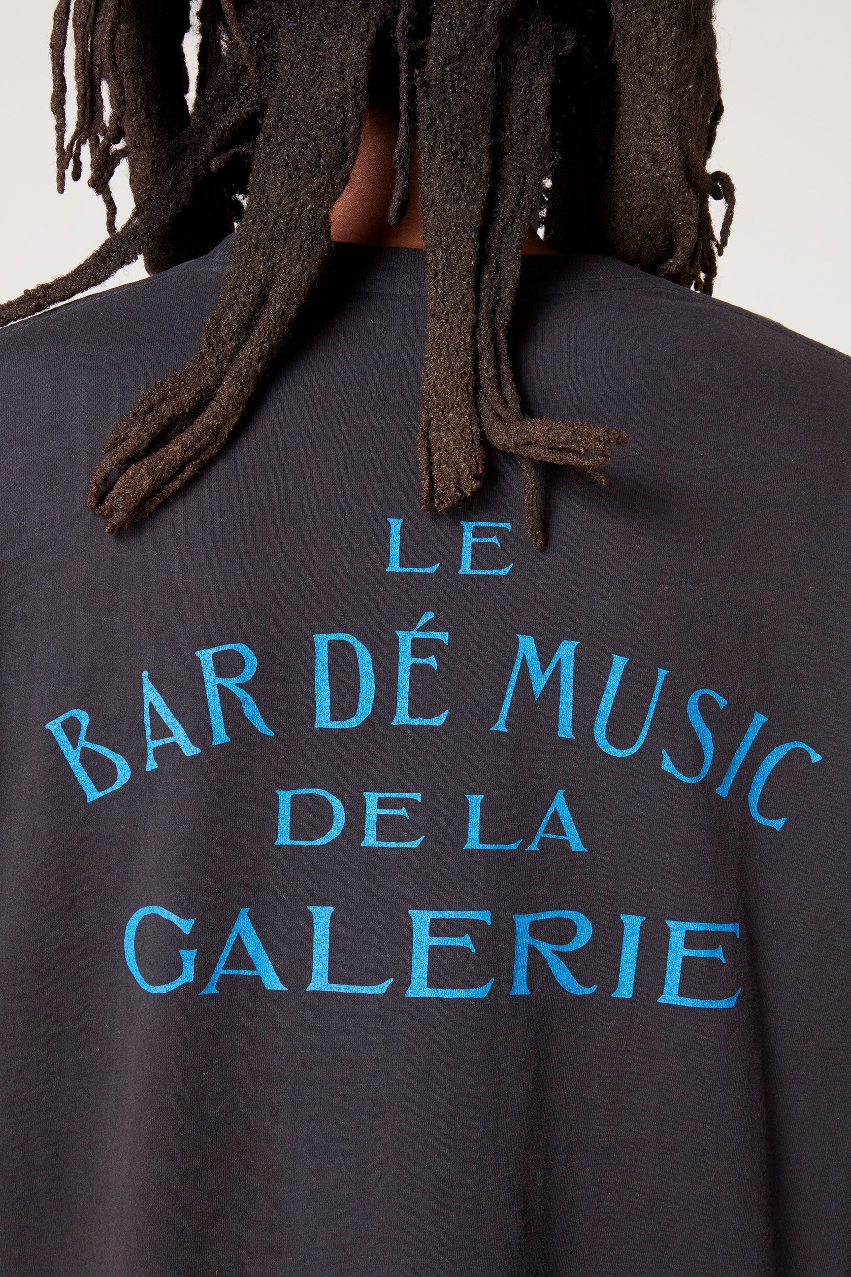 GALLERY Dept Le Bar Music De La Lerie Longsleeve Tee T-Shirt - Black Unisex Streetwear Limited Edition - **Gallery Dept. 'Le Bar D | Music De La Galerie' Long Sleeve Tee: Detailed Product Description