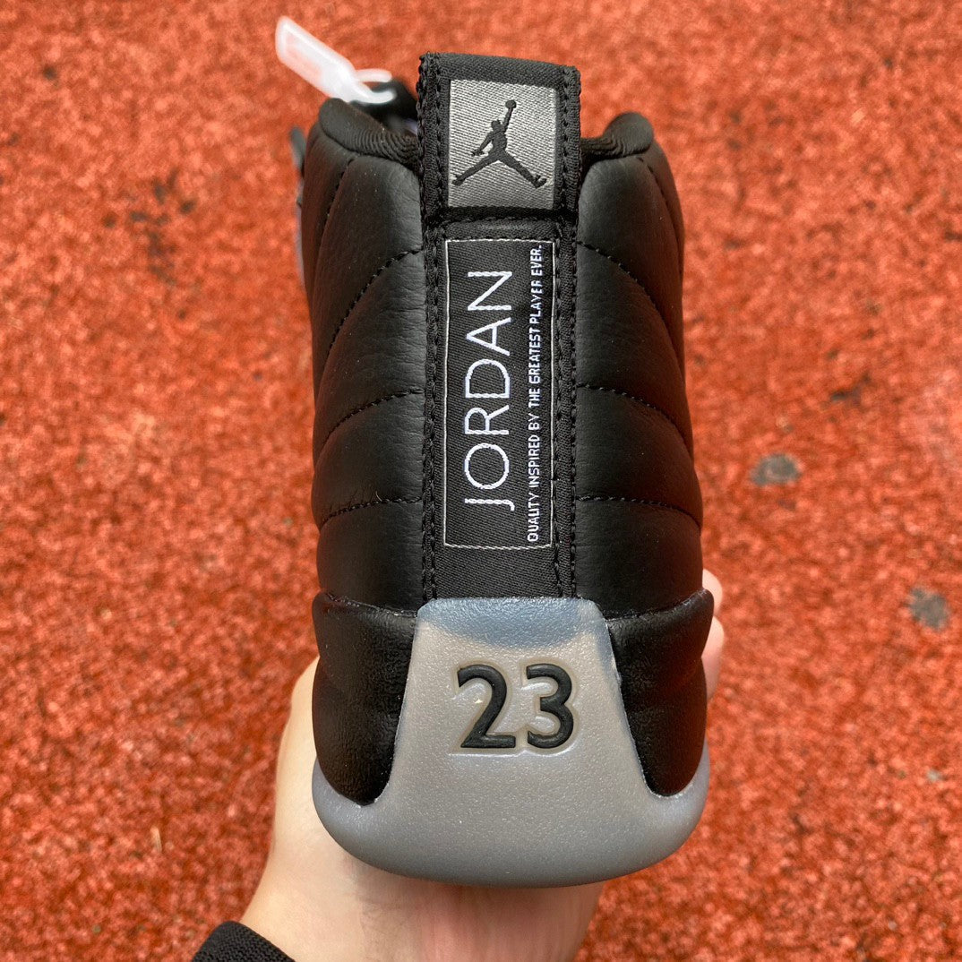 Jordan 12 Retro 'stealth Black' Unisex Streetwear Limited Edition - **Product Description: Air Jordan 12 Retro 'Stealth Black'** The Air Jordan 12 Retro 'Stealth Black'
