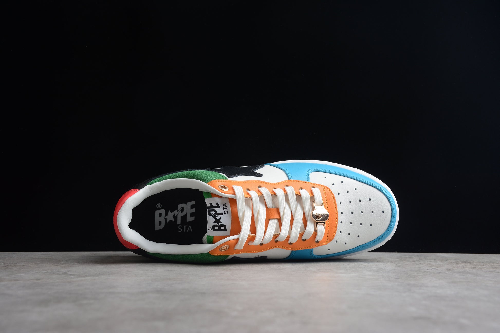 BAPE Sta Multi-color Edition Sneakers - Black Unisex Streetwear Limited Edition - ### BAPE STA Multi-Color Edition Sneakers Elevate your sneaker collection with the BAPE STA Multi-Color