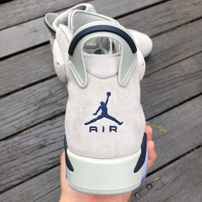 Jordan 6 Retro 'georgetown' - Blue Unisex Streetwear Limited Edition - The Air Jordan 6 'Georgetown' is a sophisticated nod to one of the most iconic