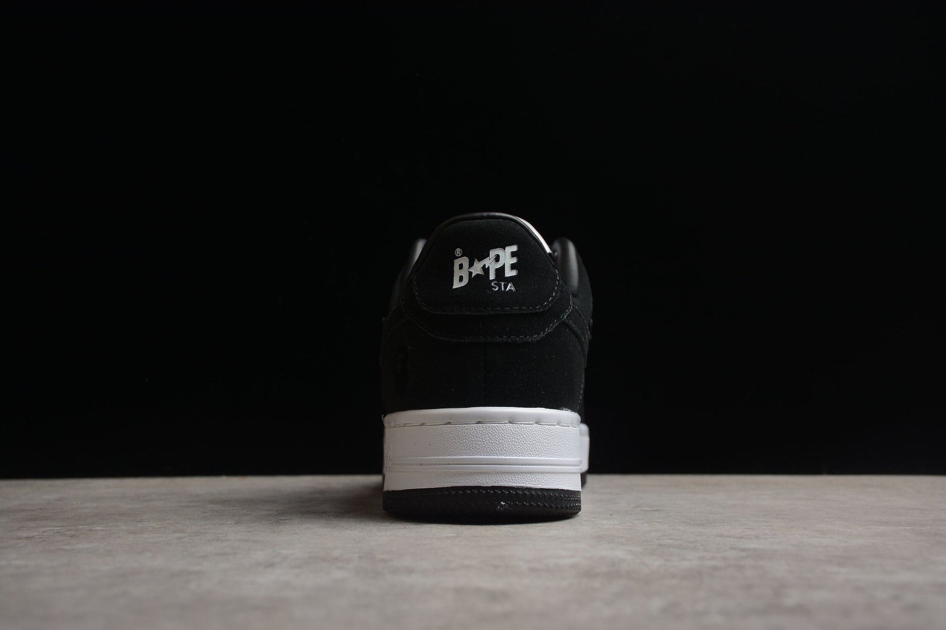 BAPE Sta Low-top Suede Sneakers - Black Unisex Streetwear Limited Edition - **BAPE STA Low-Top Black Suede Sneakers** Elevate your sneaker collection with the BAPE STA Low-Top