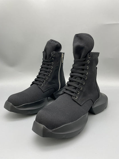 Rick Owens High-top Platform Boots Jacket - Black Unisex Streetwear Limited Edition - **Rick Owens Black High-Top Platform Boots: Futuristic Design with Unmatched Craftsmanship** Introducing the Rick