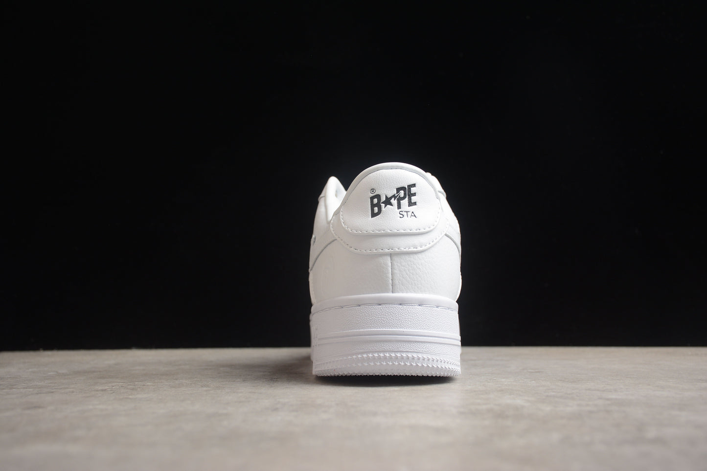 BAPE Sta Low-top Sneakers In All-white Unisex Streetwear Limited Edition - **BAPE STA Low-Top Sneakers in All-White** Introducing the BAPE STA Low-Top Sneakers in All-White, a
