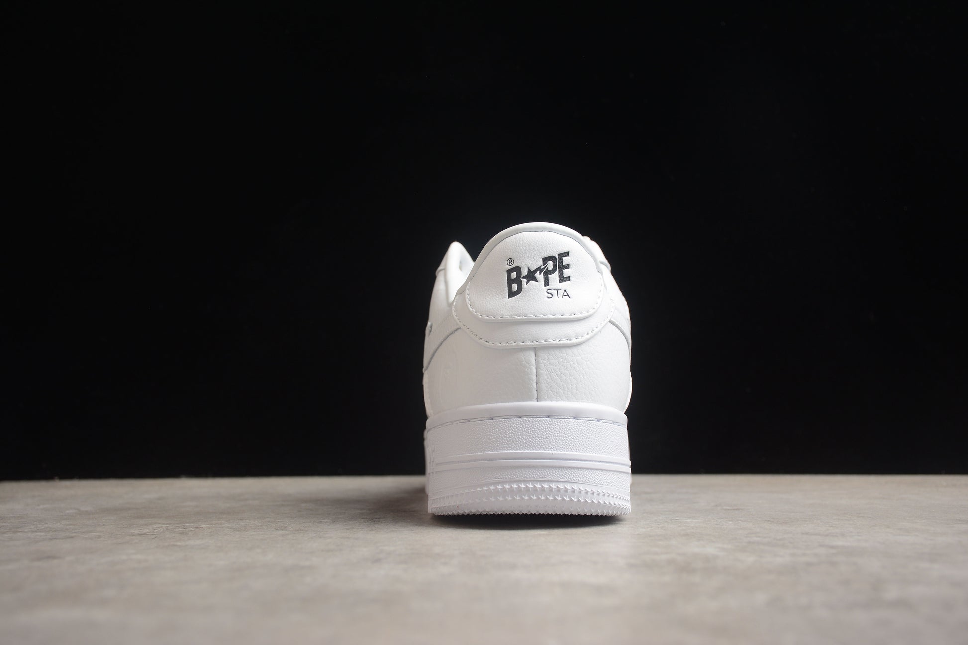 BAPE Sta Low-top Sneakers In All-white Unisex Streetwear Limited Edition - **BAPE STA Low-Top Sneakers in All-White** Introducing the BAPE STA Low-Top Sneakers in All-White, a